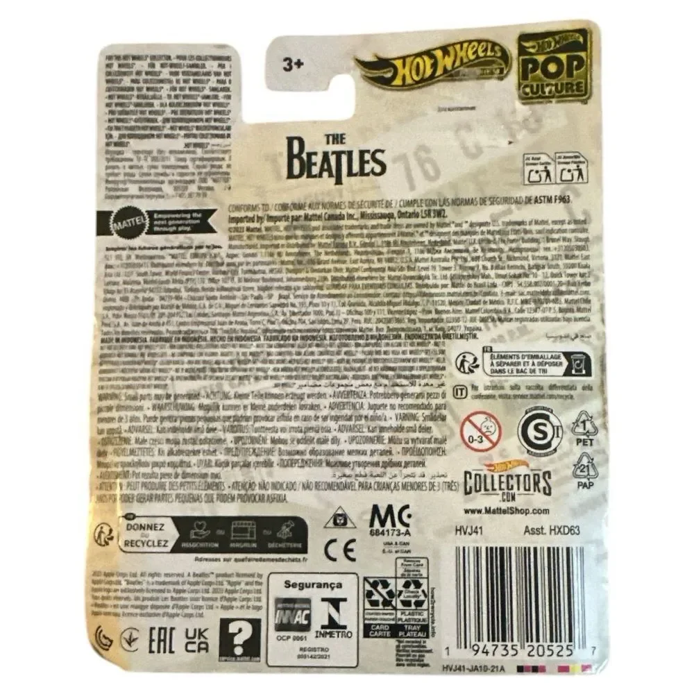 Hot‎ Wheels Premium Beatles Hiway Hauler Pop Culture Real Riders Diecast
